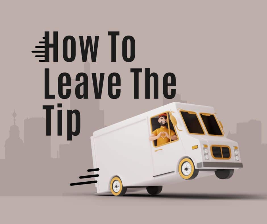 How To Leave The Tip